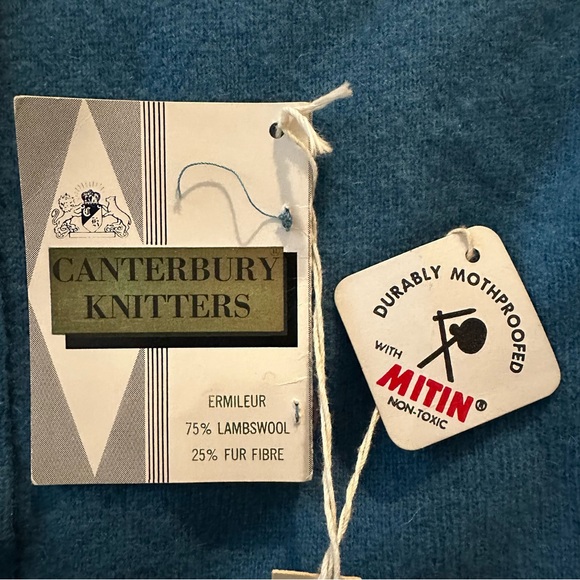 VINTAGE CANTERBURY KNITTERS ERMILEUR SWEATER - Picture 4 of 7